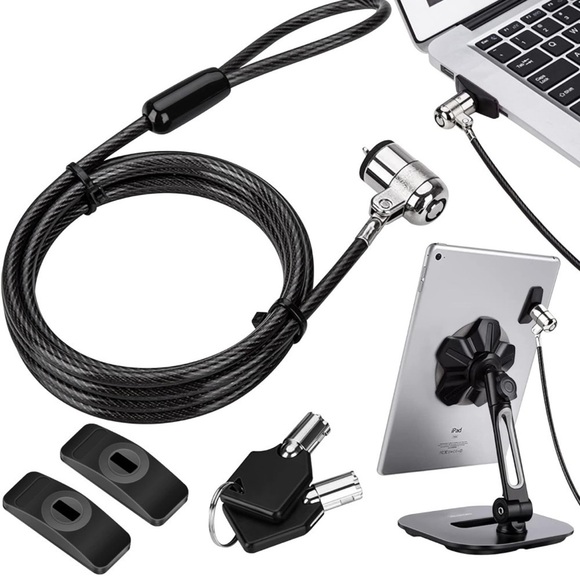 AboveTEK Anti-theft Hardware Protection for Devices Laptop Lock Security Cable - Picture 1 of 4